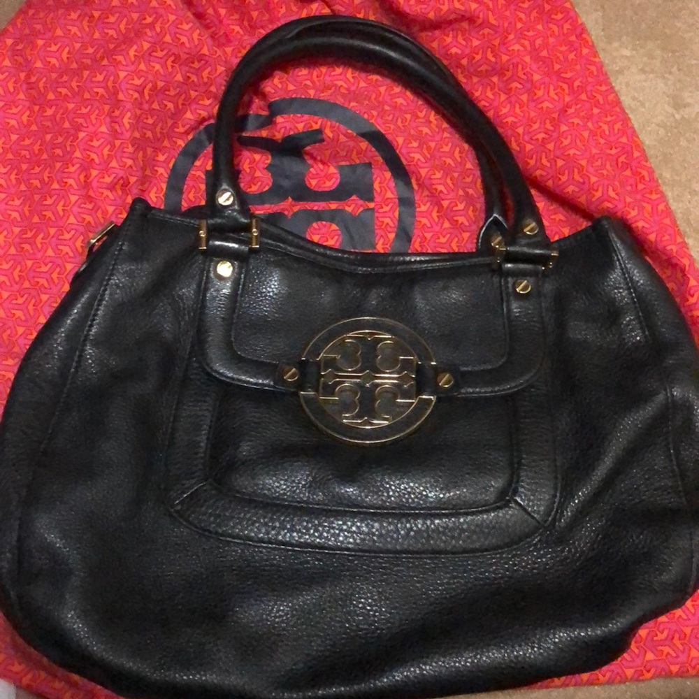 Black Tory Burch Amanda Handbag